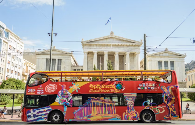 Athens combo hop-on hop-off bus and Cape Sounion sunset tour - Image 2